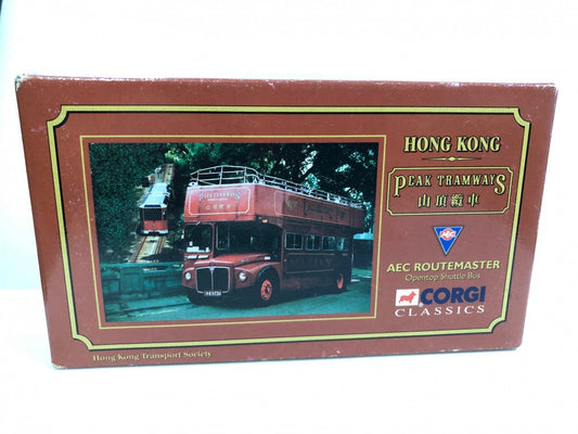 CORGI HONG KONG PEAK TRAMWAYS AEC ROUTEMASTER OPENTOP SHUTTLE BUS 324-01