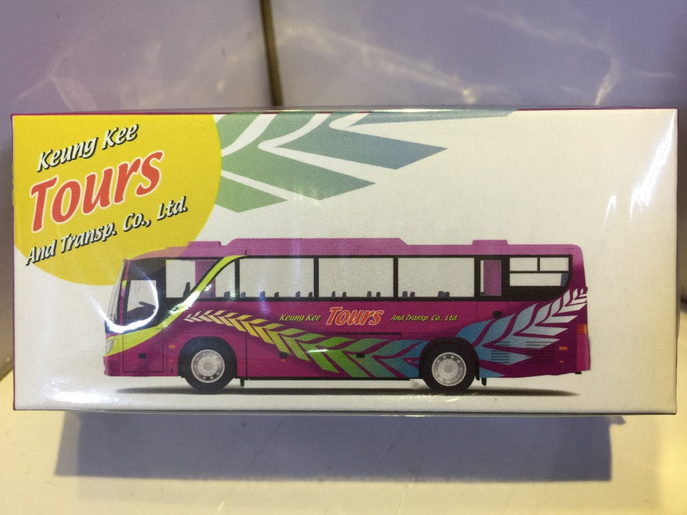 TOYEAST TINY CITY DIE-CAST MODEL CAR KEUNG KEE TOURS BUS ATC64263 12419