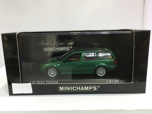 MINICHAMPS 1/43 VW BORA VARIANT GREEN METALLIC