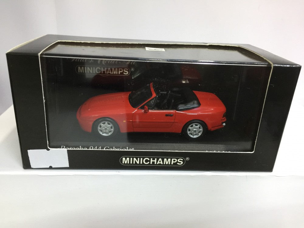 MINICHAMPS 1/43 PORSCHE 944 CABRIOLET 1991 RED