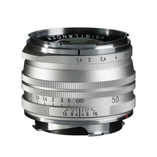 Voigtlander Nokton Vintage Line 50mm f/1.5 Aspherical II MC Lens (Leica M Mount / Silver)