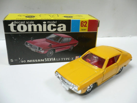 VINTAGE TOMICA 62 - NISSAN SILVIA LS TYPE-X MADE IN JAPAN