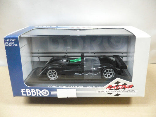 EBBRO 1/43 DOME S101 TEST CAR BLACK