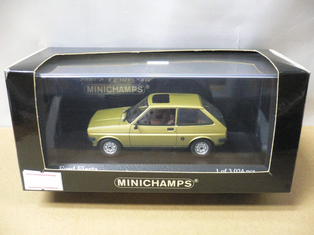 MINICHAMPS 1/43 FORD FIESTA 1976 GOLD METALLIC