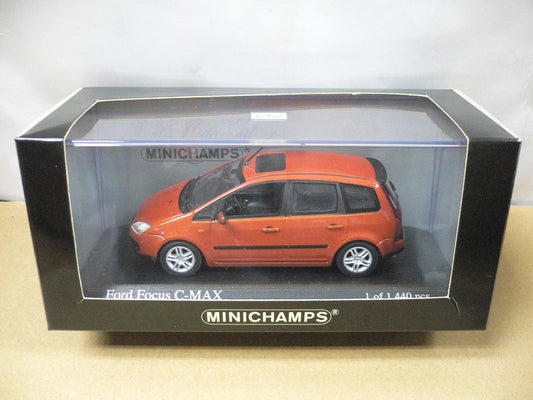 MINICHAMPS 1/43 FORD FOCUS C-MAX 2003 ORANGE METALLIC