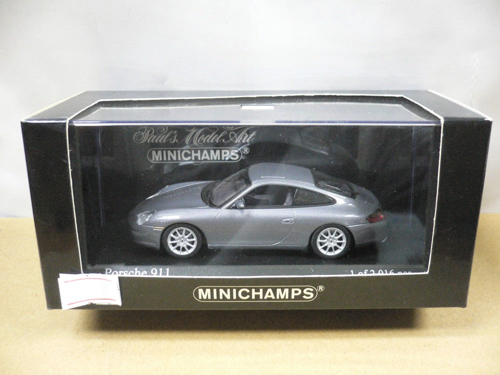 MINICHAMPS 1/43 PORSCHE 911 2001 GRAY METALLIC