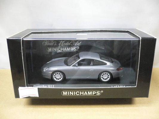 MINICHAMPS 1/43 PORSCHE 911 2001 GRAY METALLIC