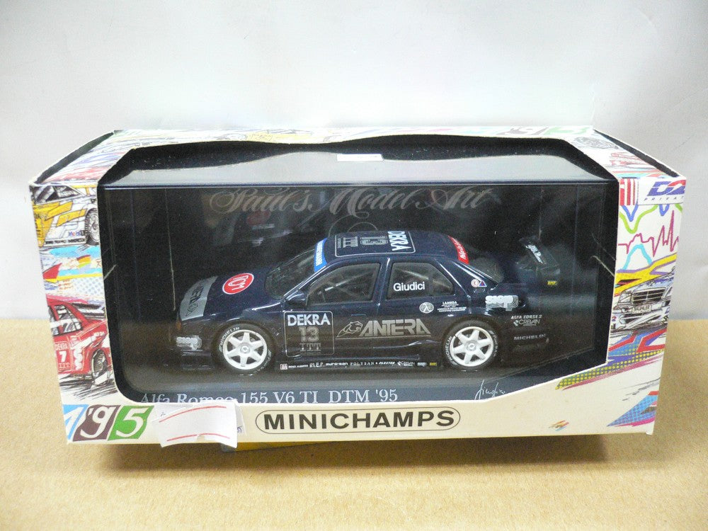 MINICHAMPS 1/43 ALFA ROMEO 155 V6 TI DTM 1995 G.GIUDICI #13