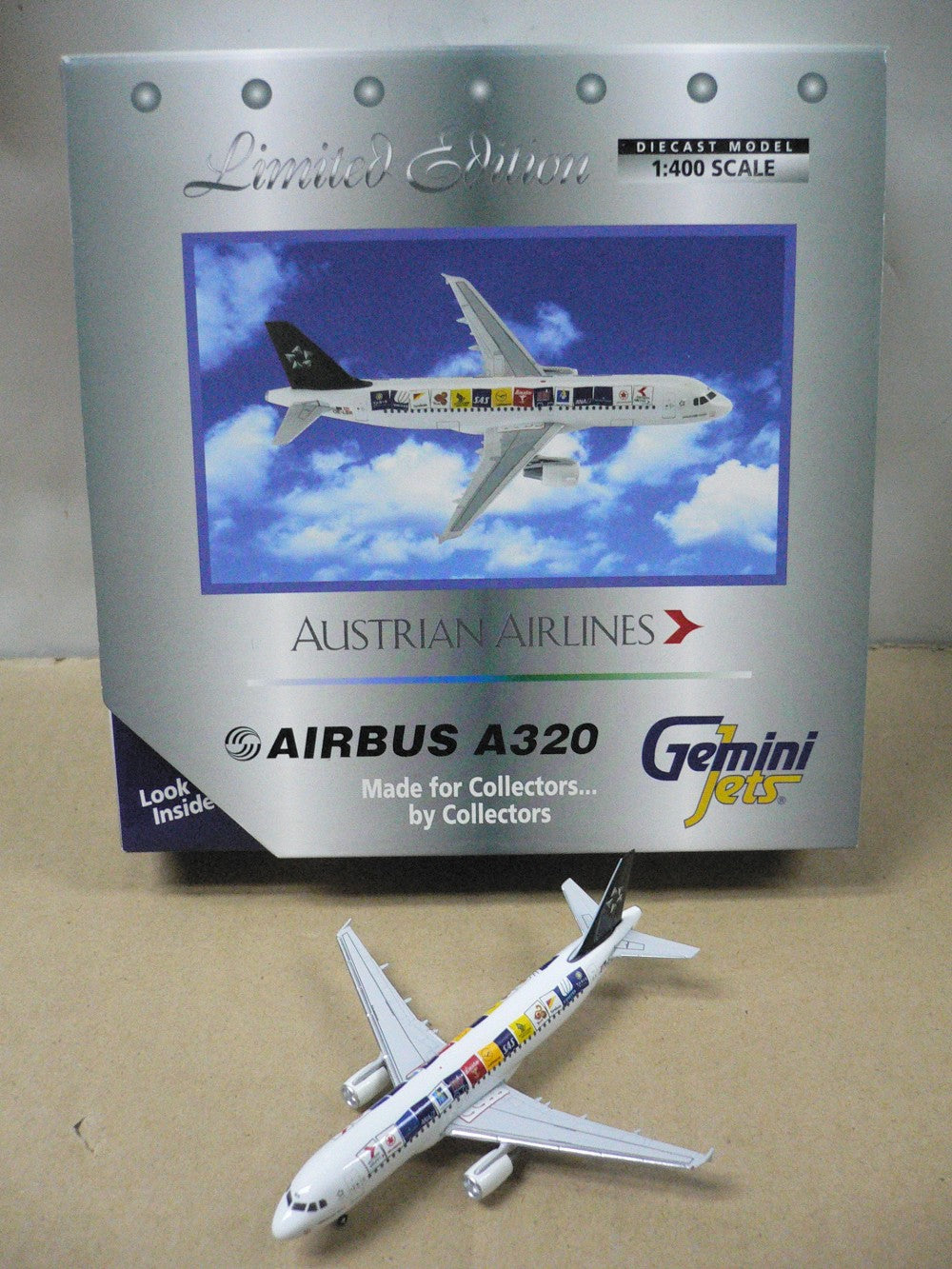 GEMINI JETS 1/400 AUSTRIAN AIRLINES AIRBUS A320 OE-LBR