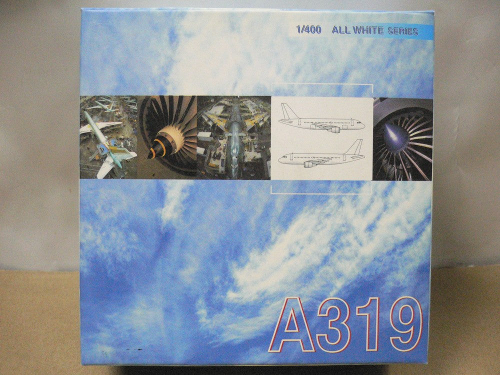 DRAGON WINGS 1/400 AIRBUS A319 ALL WHITE SERIES