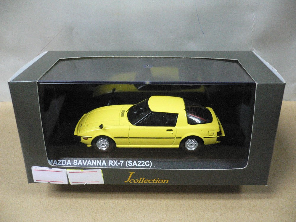 KYOSHO 1/43 MAZDA SAVANNA RX-7 SA22C YELLOW