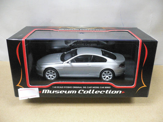 KYOSHO 1/43 BMW 645Ci COUPE SILVER