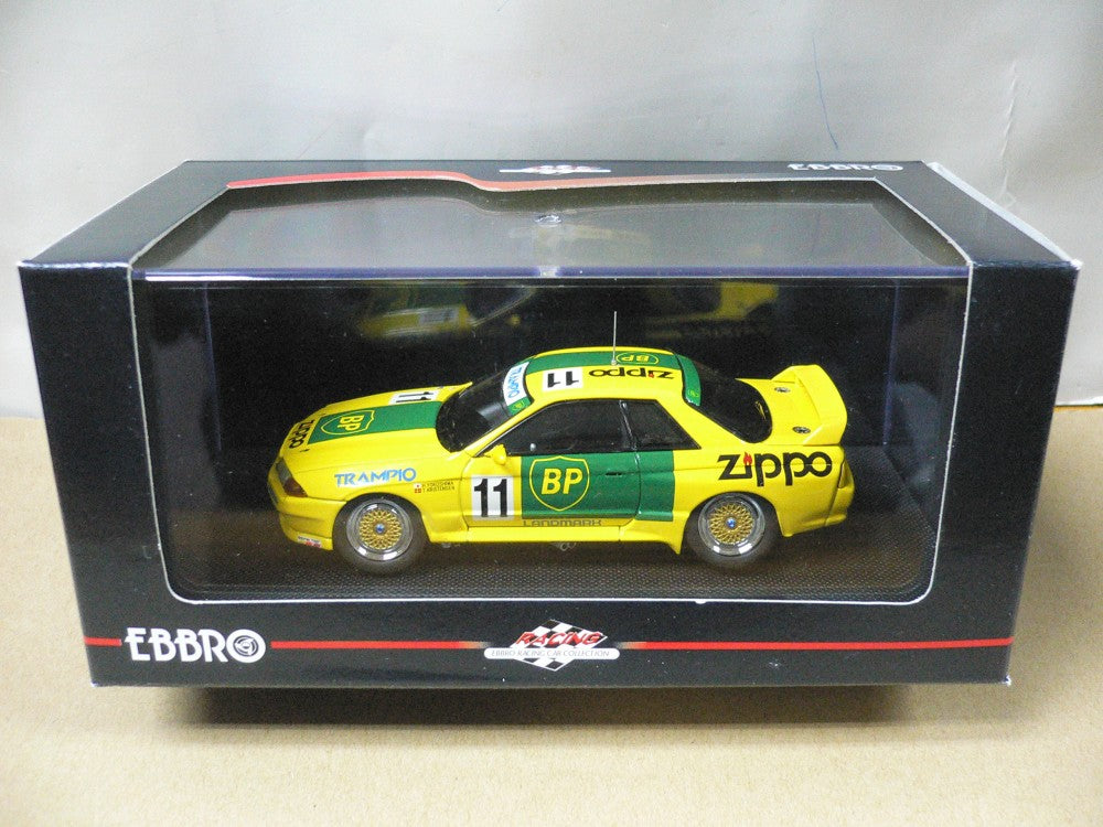 EBBRO 1/43 NISSAN SKYLINE BP TRAMPIO Gr.A 1993 YELLOW #11
