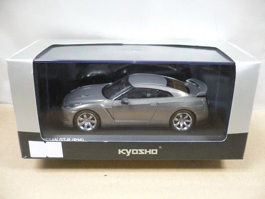 KYOSHO 1/43 NISSAN SKYLINE GT-R R35 2008 TITANIUM GRAY
