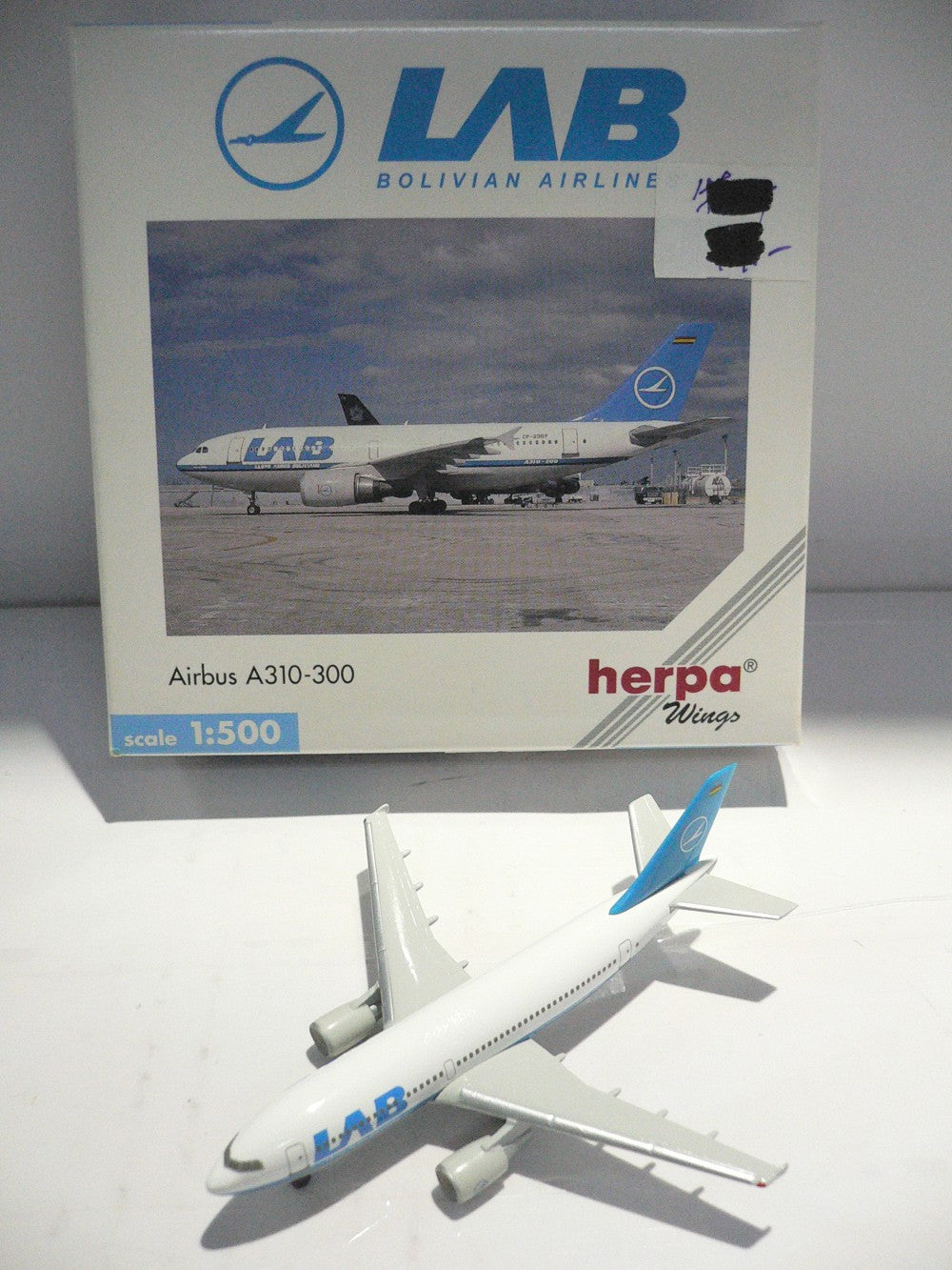 HERPA WINGS 1/500 LAB BOLIVIAN AIRLINES AIRBUS A310-300
