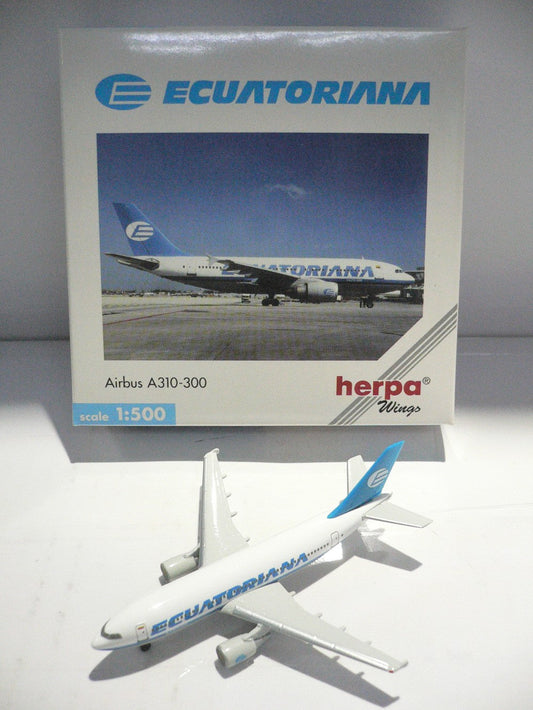 HERPA WINGS 1/500 ECUATORIANA AIRBUS A310-300