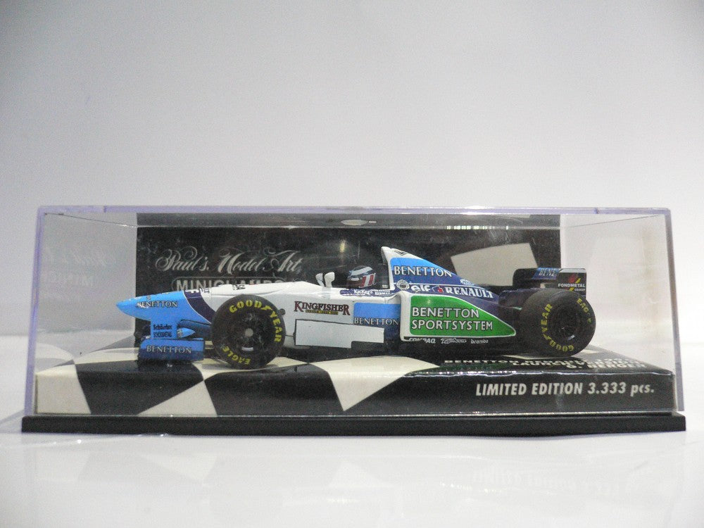 MINICHAMPS 1/43 BENETTON RENAULT 1996 LAUNCH VERSION G.BERGER #4