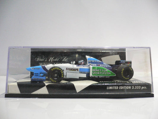 MINICHAMPS 1/43 BENETTON RENAULT 1996 LAUNCH VERSION G.BERGER #4
