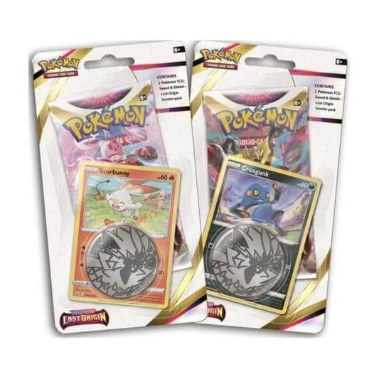 Pokemon TCG US SS11 Lost Origins 1 Blister Pack(Croagunk)