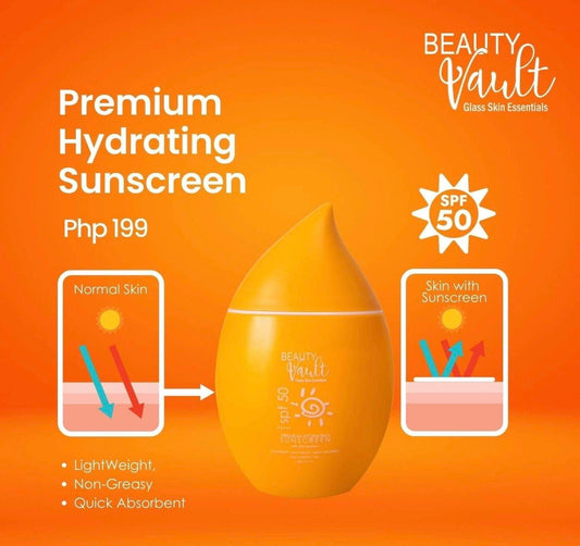 Beauty Vault Premium Hydrating Sunscreen SPF50