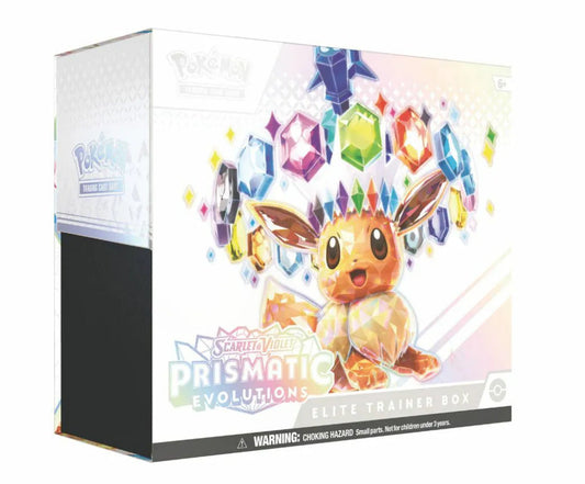 Pokemon TCG US Version SV8.5 SCARLET & VIOLET Prismatic Evolutions Elite Trainer Box