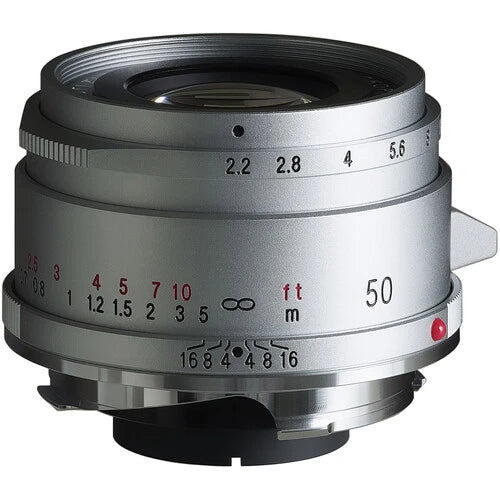 Voigtlander Color-Skopar 50mm F2.2 VM lens (Leica M mount/silver)