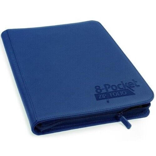 Ultimate Guard Binder 8-Pocket QuadRow Zipfolio XenoSkin - Dark Blue -