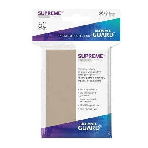 Ultimate Guard 50 - Supreme UX Sleeves Standard Size - sand