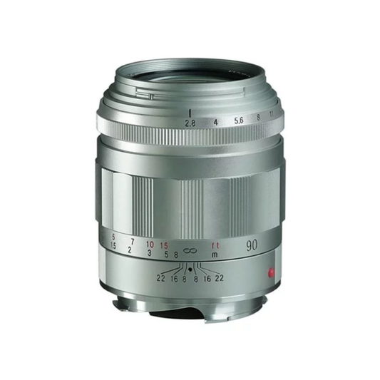 Voigtlander Apo-Skopar 90mm f/2.8 VM lens (Leica M mount / silver)