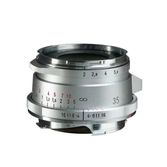 Voigtlander Ultron Vintage Line 35mm f/2 ASPH Type II Lens (Leica M Mount / Silver)