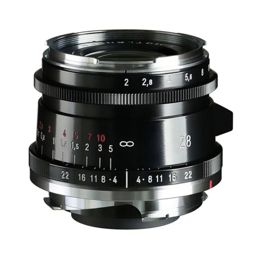 Voigtlander Ultron Vintage Line 28mm f/2 ASPH Type II VM Lens (Leica M Mount / Black)