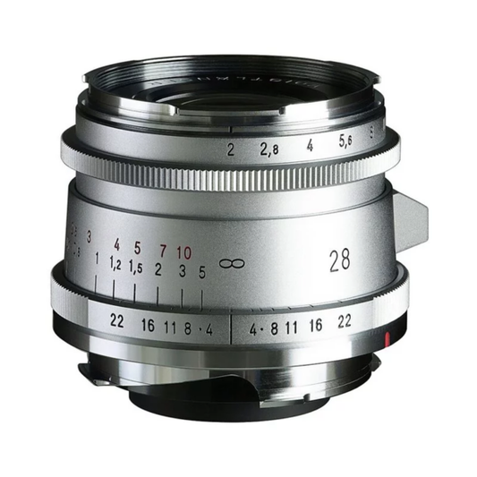 Voigtlander Ultron Vintage Line 28mm f/2 ASPH Type II VM Lens (Leica M Mount / Silver)