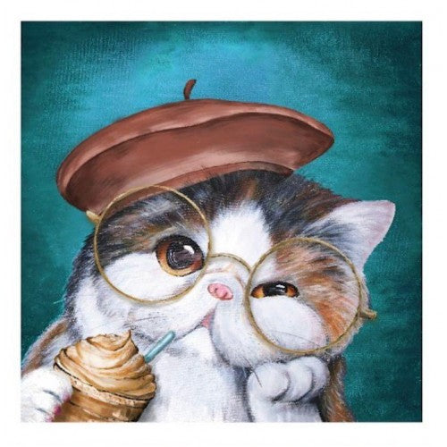 Catpuccinpo Cat Cafe Painting