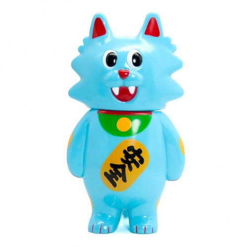 Flat Cat (Blue Maneki)