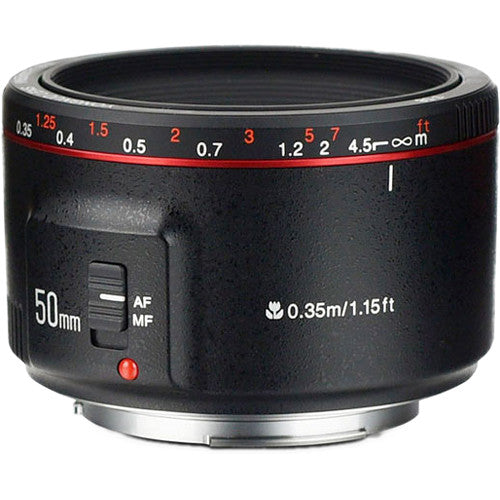 Yongnuo YN 50mm f/1.8 II Lens (Canon EF Mount / Black)