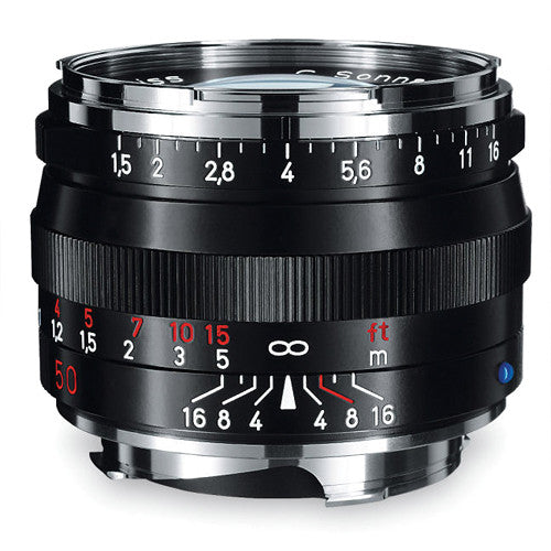 Zeiss C Sonnar T* 50mm f/1.5 ZM lens (Leica M mount / black)