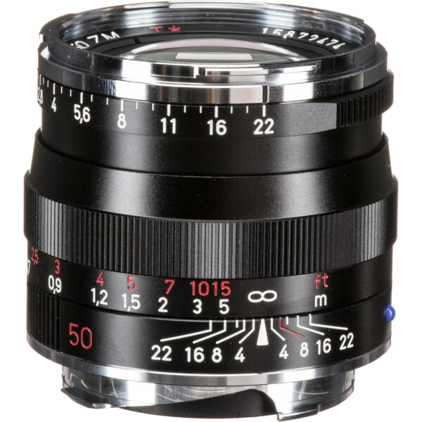 Zeiss Planar T* 50mm f/2 ZM Lens (Leica M Mount / Black)