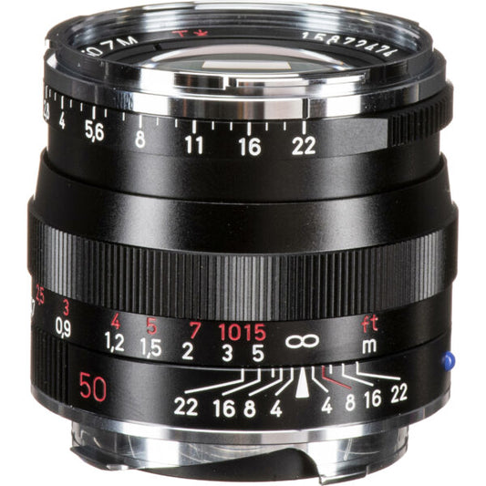 Zeiss Planar T* 50mm f/2 ZM Lens (Leica M Mount / Black)