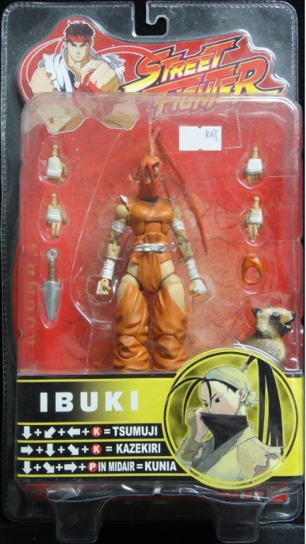 SOTA TOYS STREET FIGHTER ROUND 4 IBUKI IN ORANGE ACTION FIGURE