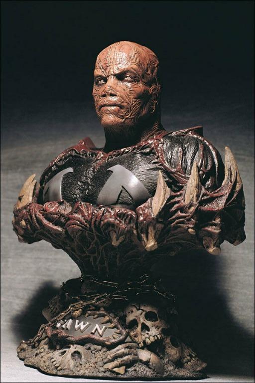 MCFARLANE TOYS SPAWN THE POLYSTONE CAST BUST A PREMIUM COLLECTIBLE STATUE FROM THE FEATURE FILM