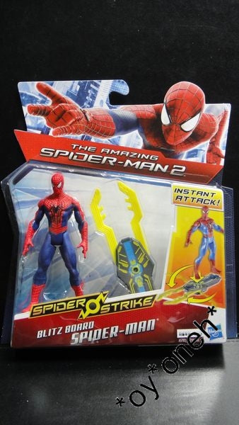 HASBRO Spider-Man MARVEL THE AMAZING SPIDER-MAN 2 SPIDER STRIKE BLITZ BOARD SPIDER-MAN ACTION FIGURE A5702  1139377517