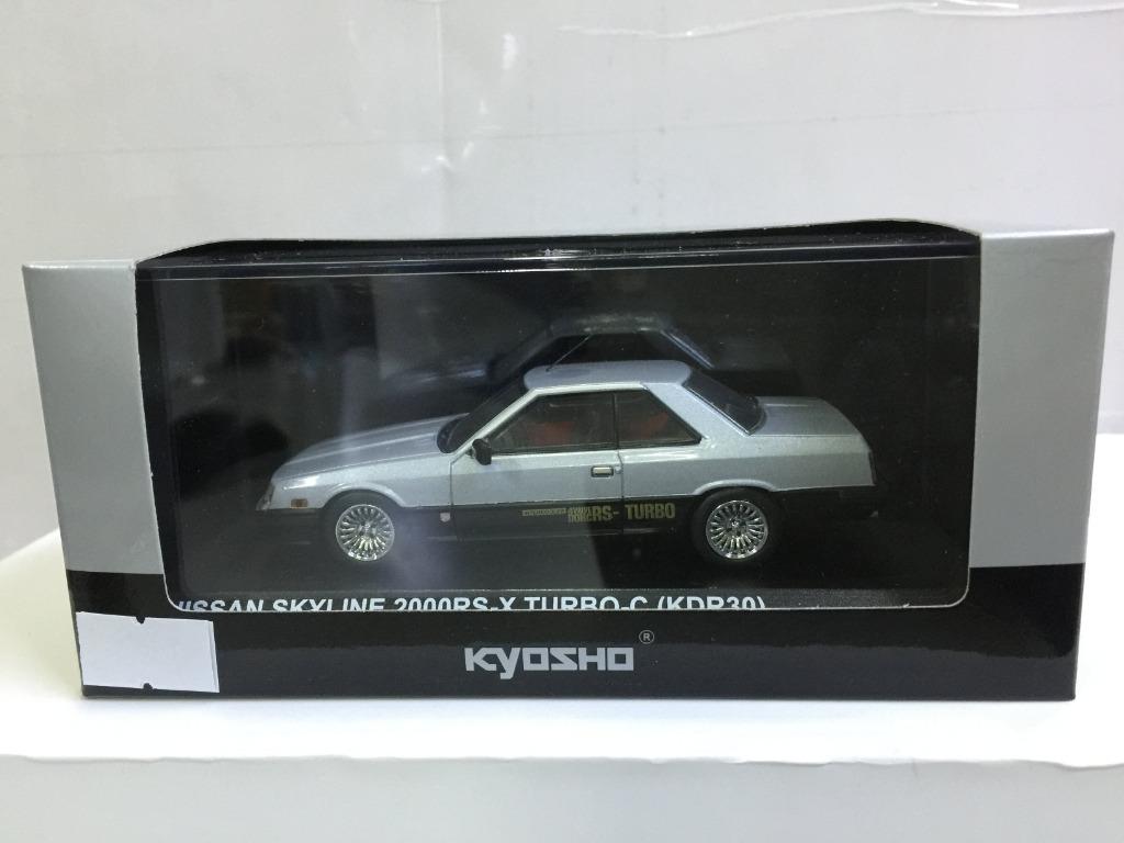 KYOSHO 1/43 NISSAN SKYLINE 2000RS-X TURBO-C KDR30 SILVER BLACK