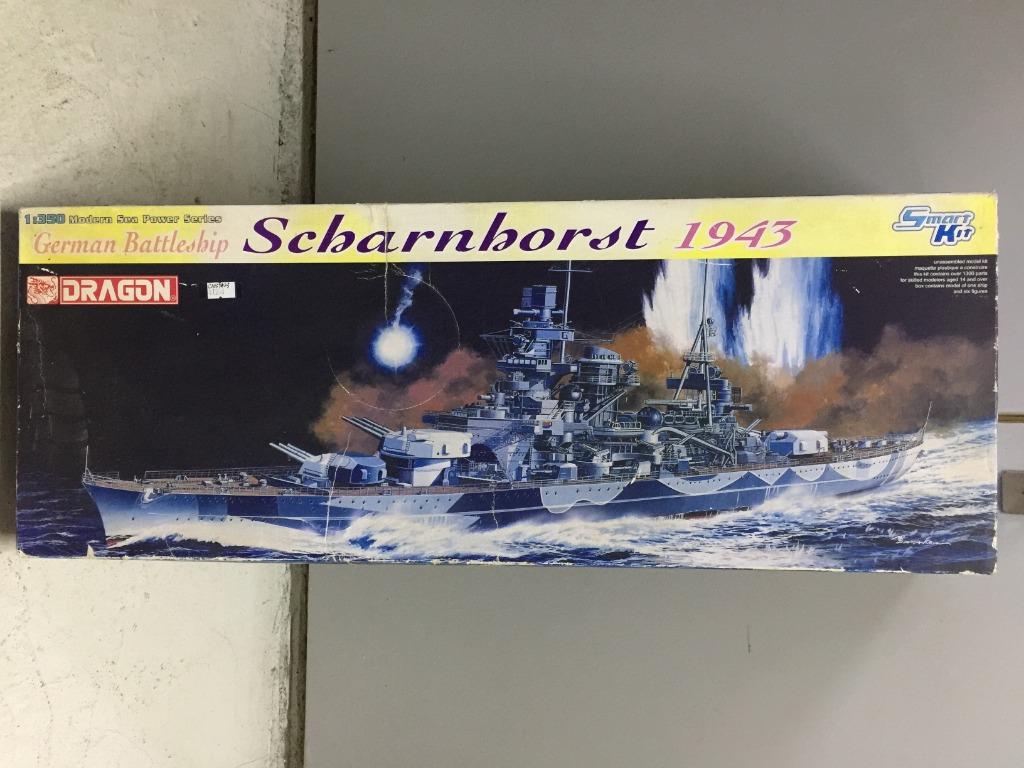 DRAGON 1/350 GERMAN BATTLESHIP SCBARNBORST 1943