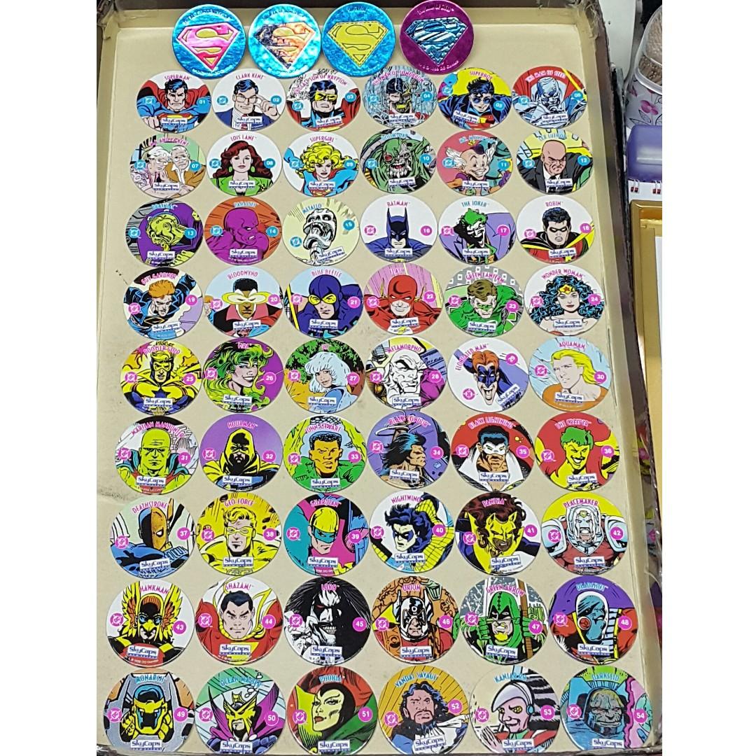 DC COMICS JUSTICE LEAGUE SUPERMAN BATMAN WONDER WOMAN FLASH AQUAMAN SHAZAM NIGHTWING HAWKMAN CARD 58 PCS