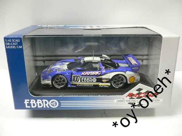 EBBRO 1/43 HONDA RAYBRIG NSX 2004 SUZUKA 1000Km BLUE #100