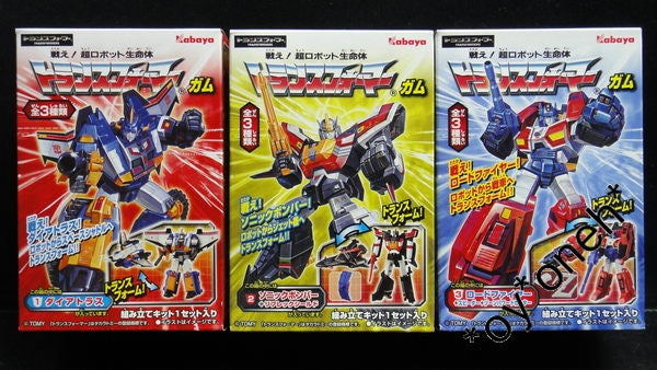 KABAYA TRANSFORMERS GUM DAI ATLAS SONIC BOMBER ROADFIRE Transformers Food Toys  b32046592