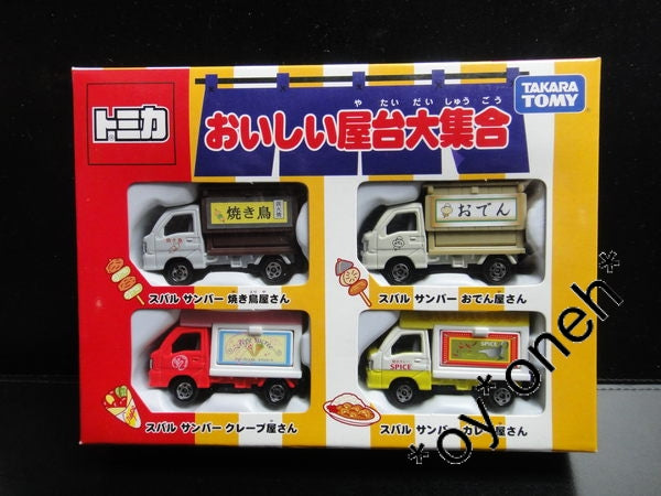 TAKARA TOMY TOMICA 78583 Delicious food stall collection 4 CAR SUBARU PACK SET 78583  b33007500
