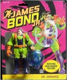 HASBRO 07766 JAMES BOND JR DR. DERANGE WITH ROTATING HEAD CHANGE FEATURE