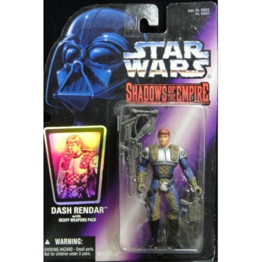 KENNER STAR WARS SHADOWS OF EMPIRE DASH RENDAR W/ HEAVY WEAPONS