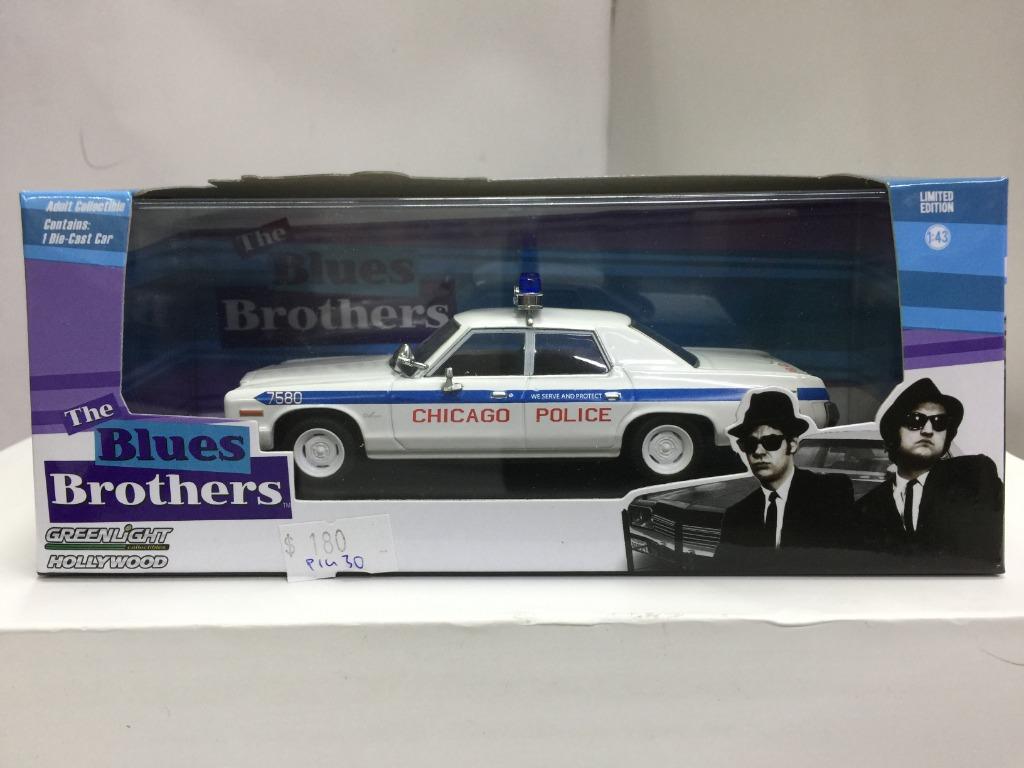 GREENLIGHT 1/43 The Blues Brothers 1975 Dodge Monaco Chicago Police 86422